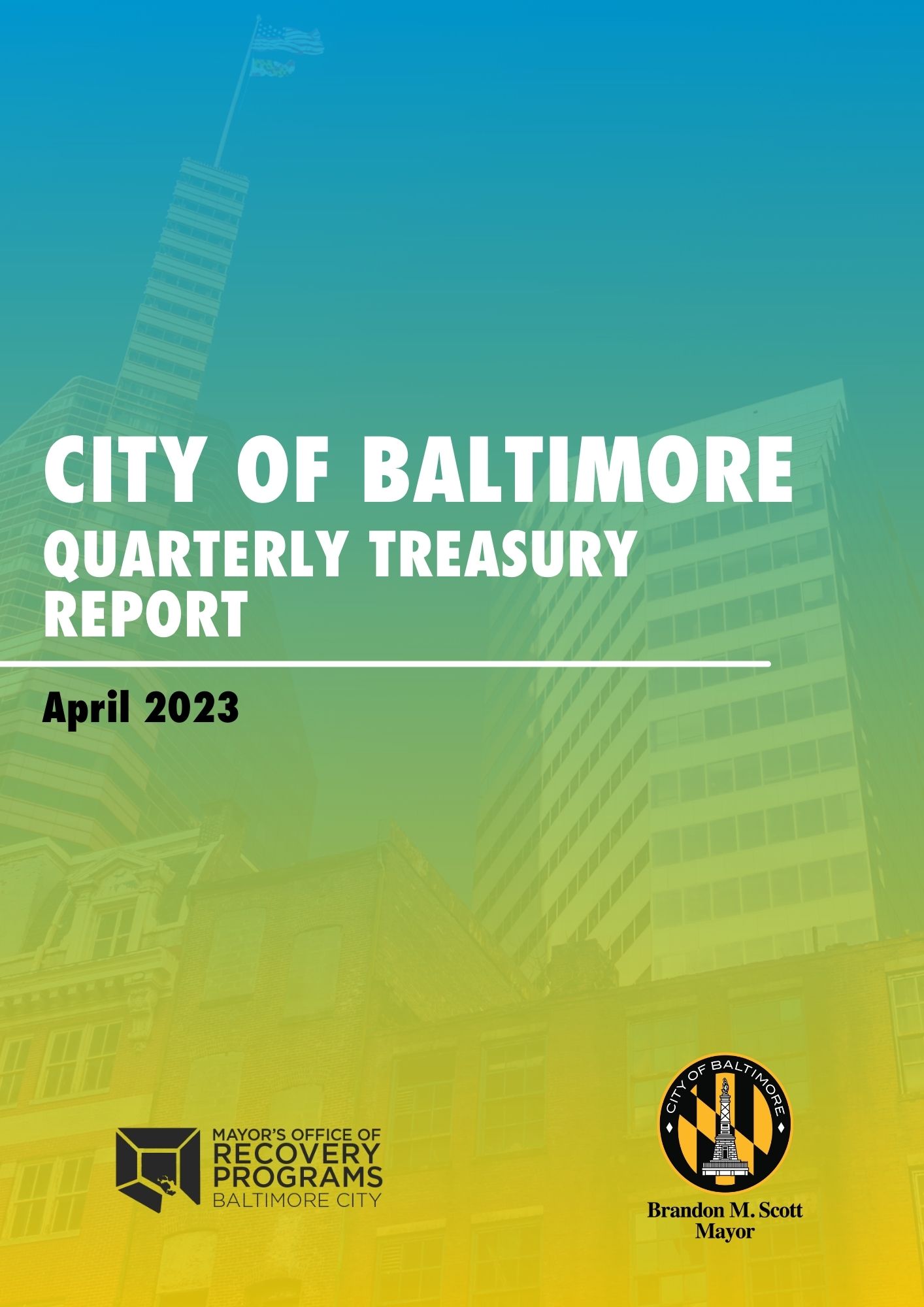 April 2023 Quarterly Treasury Report